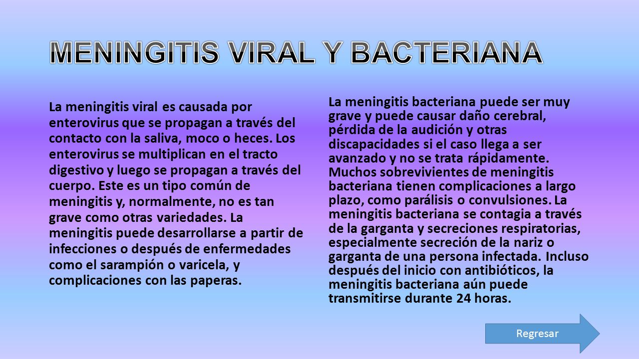 Como se contagia la meningitis viral